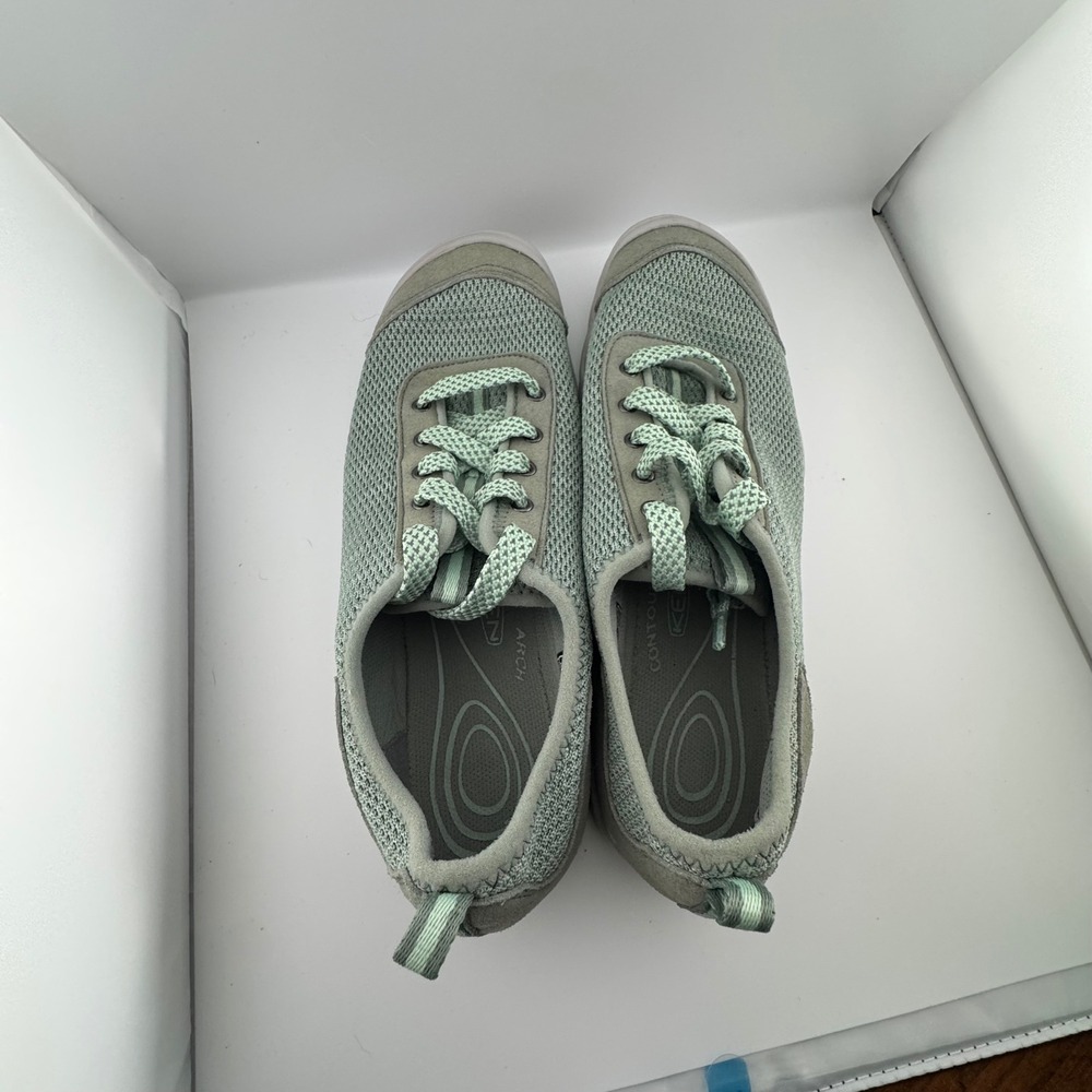 KEEN Lorelai Mesh Sneakers Women 9.5 Green Low Top Walking Shoes 1020372 - Picture 4 of 13